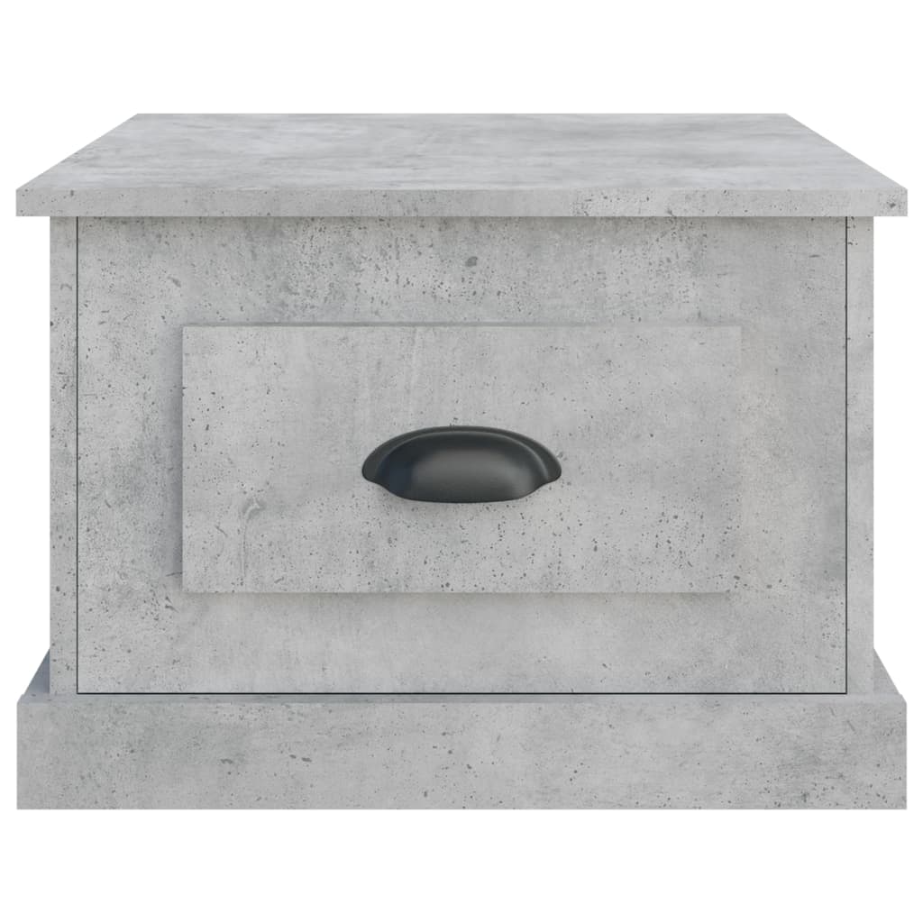 vidaXL Coffee Table Concrete Grey 50x50x35 cm Engineered Wood