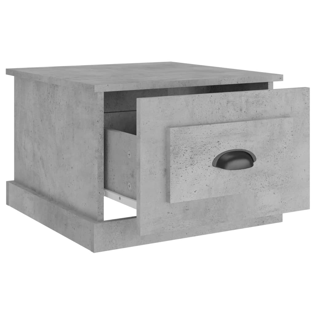 vidaXL Coffee Table Concrete Grey 50x50x35 cm Engineered Wood