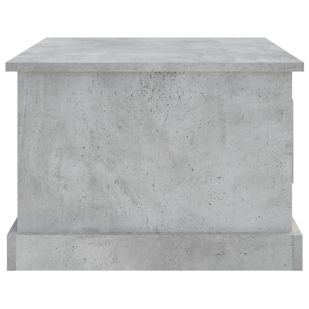 vidaXL Coffee Table Concrete Grey 50x50x35 cm Engineered Wood