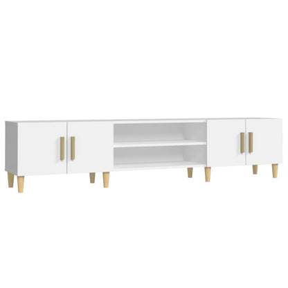 vidaXL TV Cabinet White 180x31,5x40 cm Engineered Wood