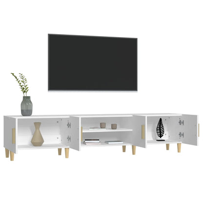 vidaXL TV Cabinet White 180x31,5x40 cm Engineered Wood