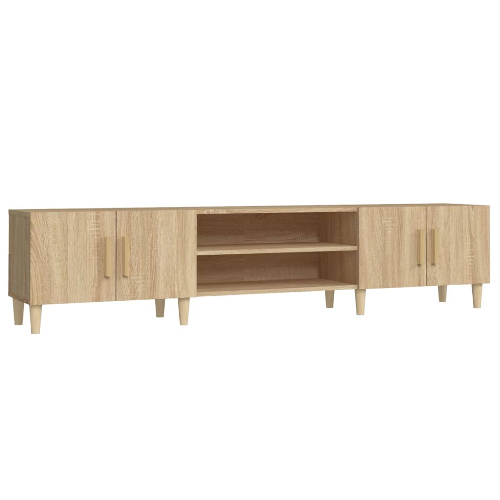 vidaXL TV Cabinet Sonoma Oak 180x31,5x40 cm Engineered Wood