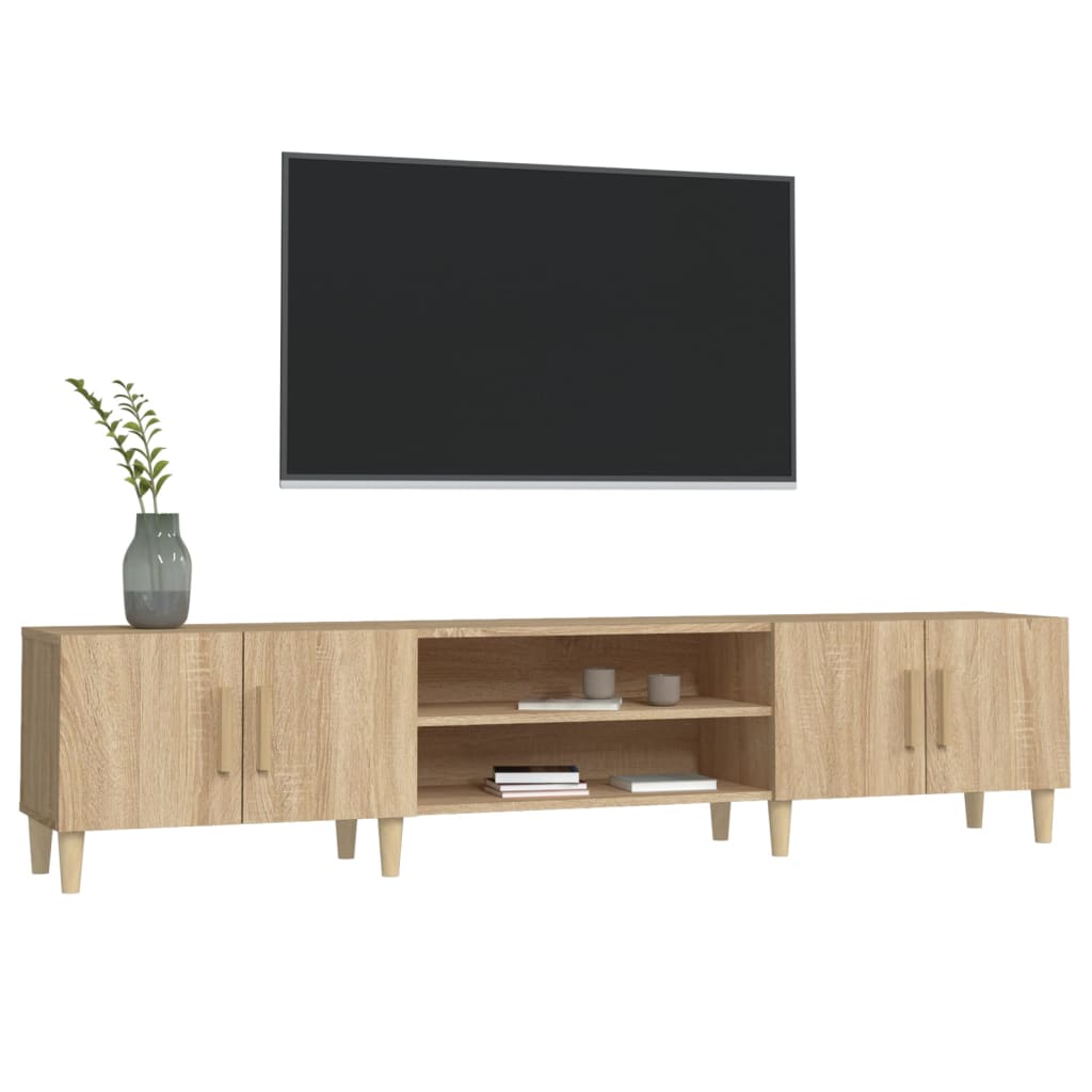 vidaXL TV Cabinet Sonoma Oak 180x31,5x40 cm Engineered Wood
