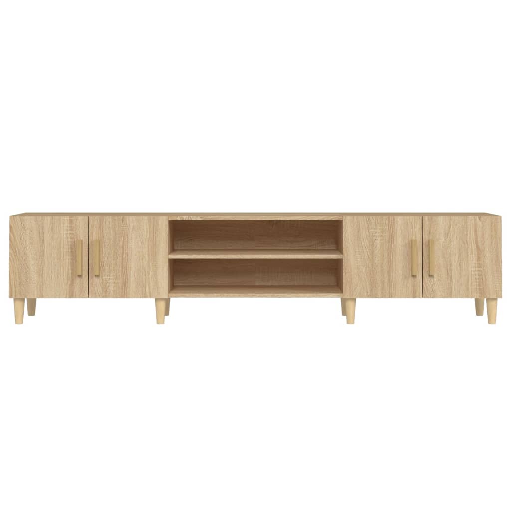 vidaXL TV Cabinet Sonoma Oak 180x31.5x40 cm Engineered Wood