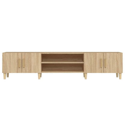 vidaXL TV Cabinet Sonoma Oak 180x31.5x40 cm Engineered Wood