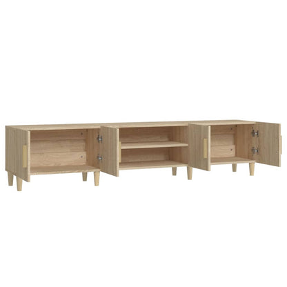 vidaXL TV Cabinet Sonoma Oak 180x31.5x40 cm Engineered Wood