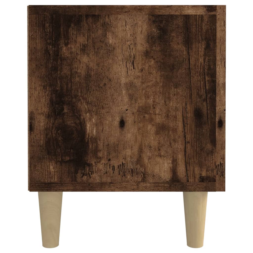 vidaXL TV Cabinet Smoked Oak 180x31.5x40 cm Engineered Wood