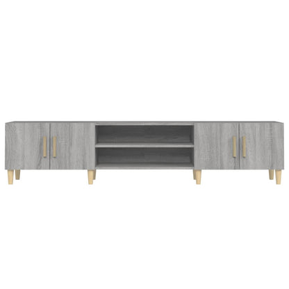 vidaXL TV Cabinet Grey Sonoma 180x31.5x40 cm Engineered Wood