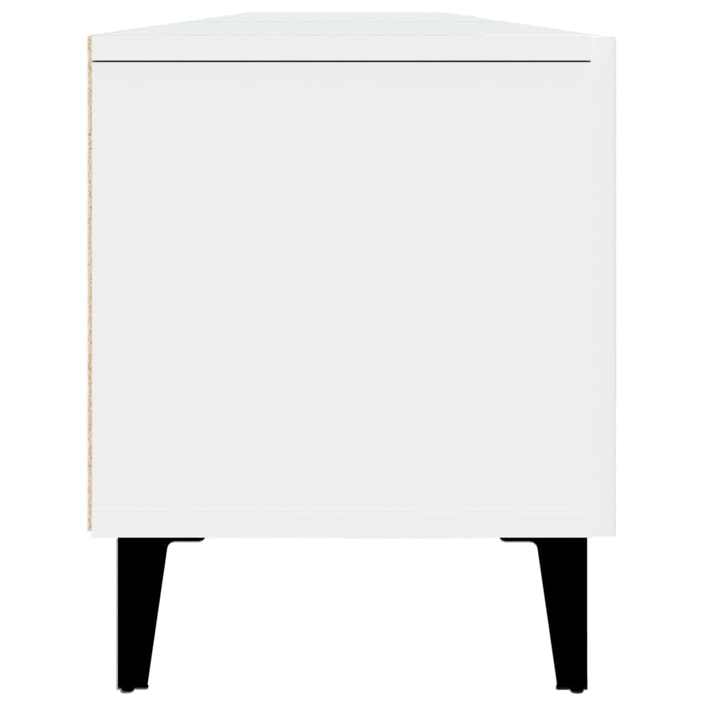 vidaXL TV Cabinet White 180x31.5x40 cm Engineered Wood