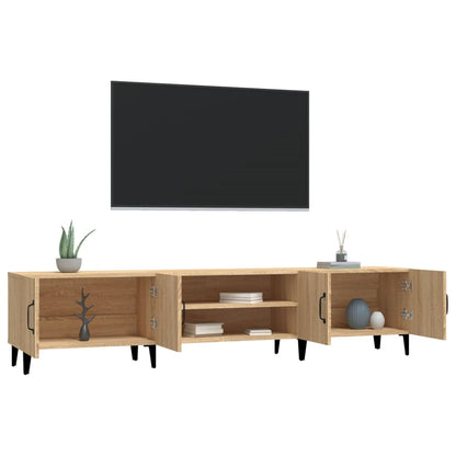 vidaXL TV Cabinet Sonoma Oak 180x31,5x40 cm Engineered Wood