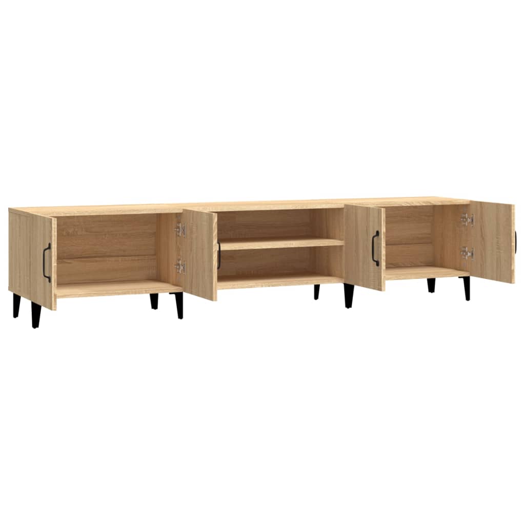 vidaXL TV Cabinet Sonoma Oak 180x31,5x40 cm Engineered Wood