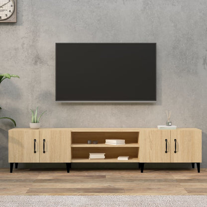 vidaXL TV Cabinet Sonoma Oak 180x31,5x40 cm Engineered Wood