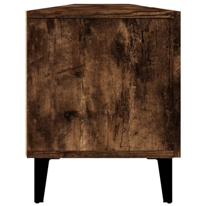 vidaXL TV Cabinet Smoked Oak 180x31,5x40 cm Engineered Wood