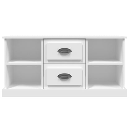 vidaXL TV Cabinet White 99.5x35.5x48 cm Engineered Wood
