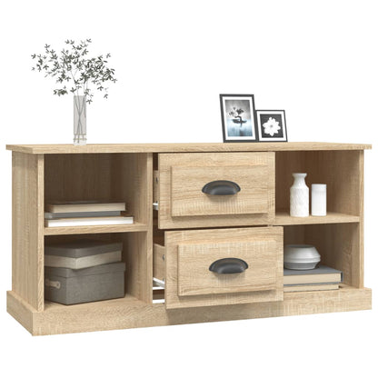 vidaXL TV Cabinet Sonoma Oak 99,5x35,5x48 cm Engineered Wood