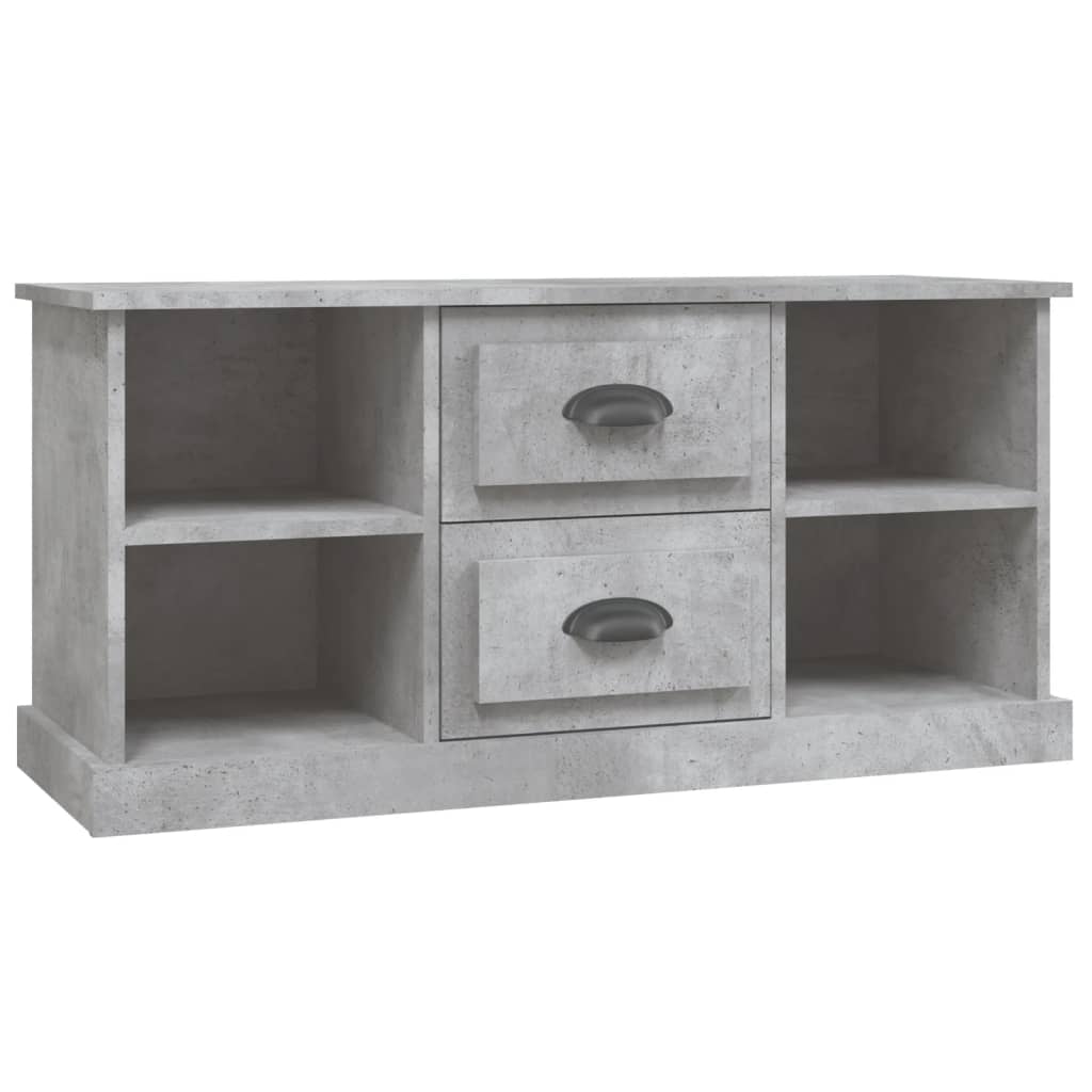 vidaXL TV Cabinet Concrete Grey 99,5x35,5x48 cm Engineered Wood
