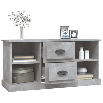 vidaXL TV Cabinet Concrete Grey 99.5x35.5x48 cm Engineered Wood
