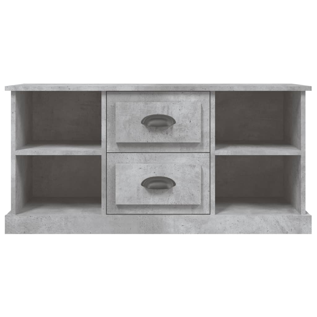 vidaXL TV Cabinet Concrete Grey 99.5x35.5x48 cm Engineered Wood