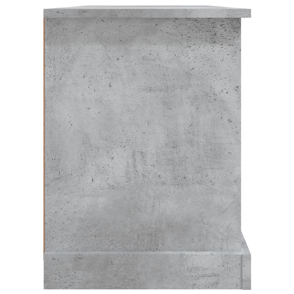 vidaXL TV Cabinet Concrete Grey 99.5x35.5x48 cm Engineered Wood