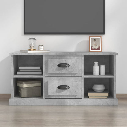 vidaXL TV Cabinet Concrete Grey 99,5x35,5x48 cm Engineered Wood
