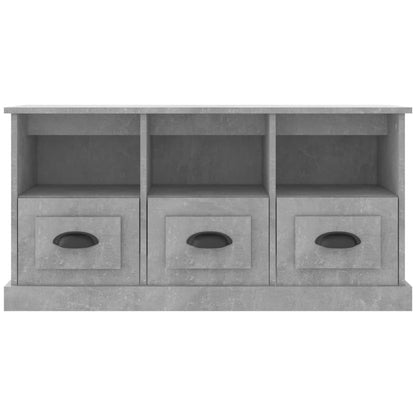 vidaXL TV Cabinet Concrete Grey 100x35x50 cm Engineered Wood