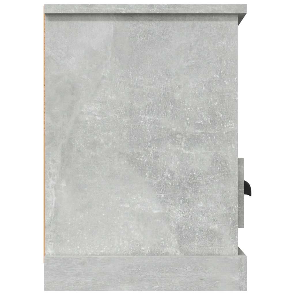 vidaXL TV Cabinet Concrete Grey 100x35x50 cm Engineered Wood