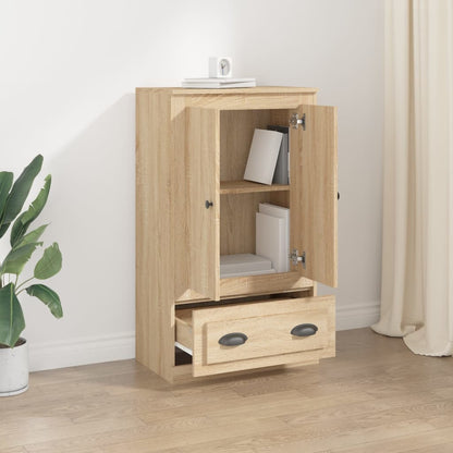 vidaXL Highboard Sonoma Oak 60x35.5x103.5 cm Engineered Wood