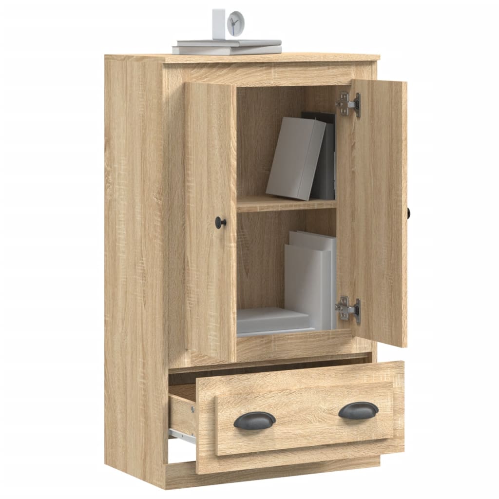 vidaXL Highboard Sonoma Oak 60x35,5x103,5 cm Engineered Wood
