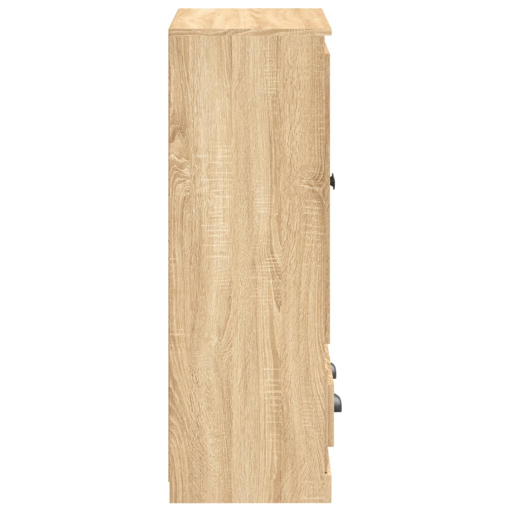 vidaXL Highboard Sonoma Oak 60x35,5x103,5 cm Engineered Wood