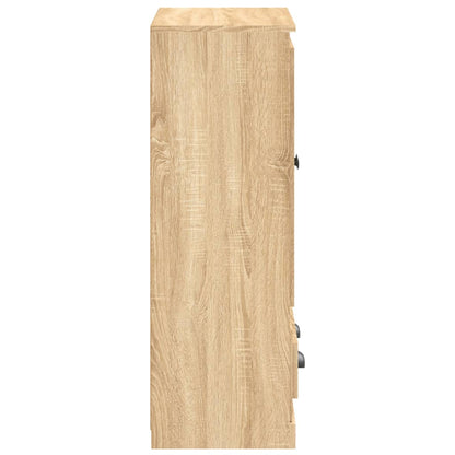 vidaXL Highboard Sonoma Oak 60x35,5x103,5 cm Engineered Wood