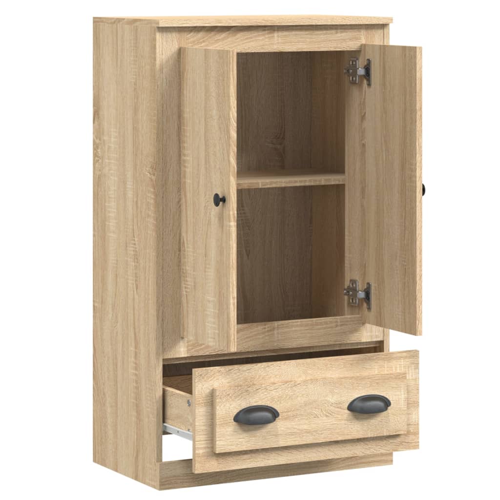 vidaXL Highboard Sonoma Oak 60x35.5x103.5 cm Engineered Wood