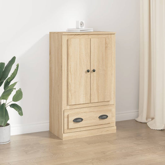 vidaXL Highboard Sonoma Oak 60x35.5x103.5 cm Engineered Wood