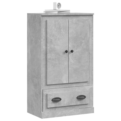 vidaXL Highboard Concrete Grey 60x35,5x103,5 cm Engineered Wood