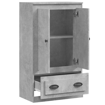 vidaXL Highboard Concrete Grey 60x35,5x103,5 cm Engineered Wood
