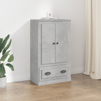 vidaXL Highboard Concrete Grey 60x35,5x103,5 cm Engineered Wood