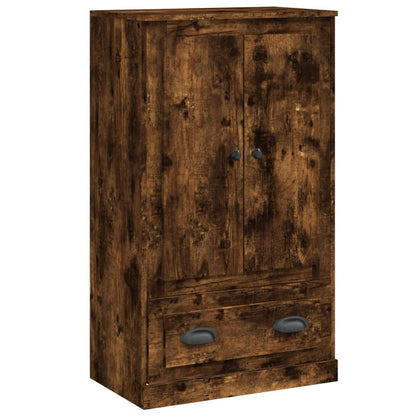 vidaXL Highboard Smoked Oak 60x35,5x103,5 cm Engineered Wood