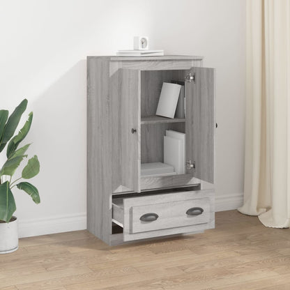 vidaXL Highboard Grey Sonoma 60x35.5x103.5 cm Engineered Wood