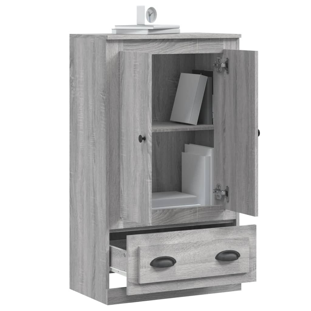 vidaXL Highboard Grey Sonoma 60x35.5x103.5 cm Engineered Wood