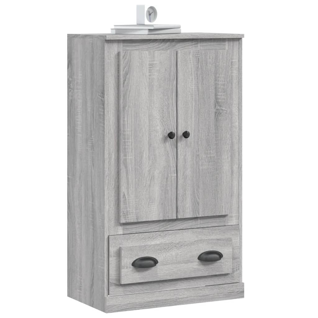 vidaXL Highboard Grey Sonoma 60x35.5x103.5 cm Engineered Wood