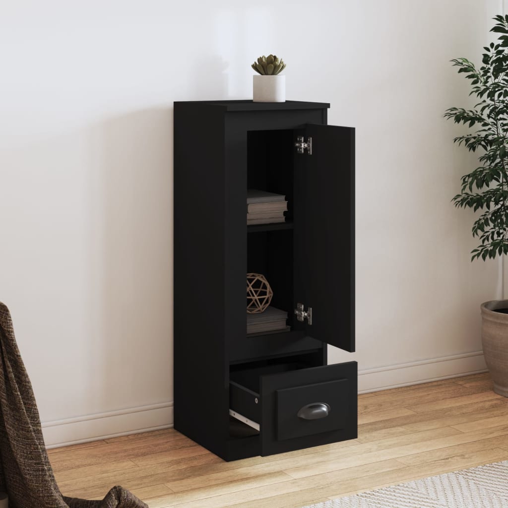 vidaXL Highboard Black 36x35.5x103.5 cm Engineered Wood