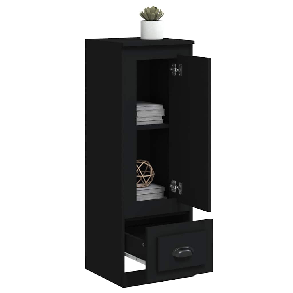 vidaXL Highboard Black 36x35,5x103,5 cm Engineered Wood