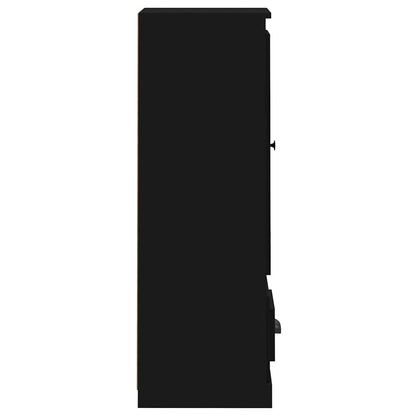 vidaXL Highboard Black 36x35,5x103,5 cm Engineered Wood