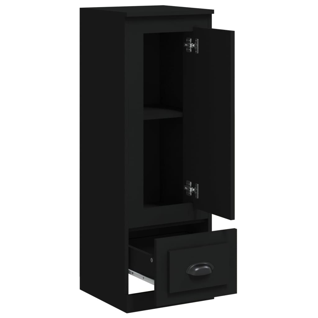 vidaXL Highboard Black 36x35.5x103.5 cm Engineered Wood