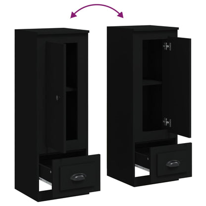 vidaXL Highboard Black 36x35.5x103.5 cm Engineered Wood