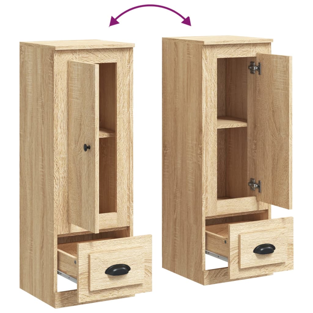 vidaXL Highboard Sonoma Oak 36x35.5x103.5 cm Engineered Wood