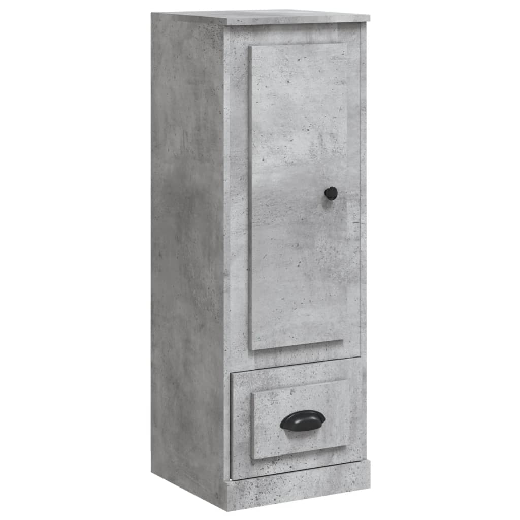 vidaXL Highboard Concrete Grey 36x35,5x103,5 cm Engineered Wood