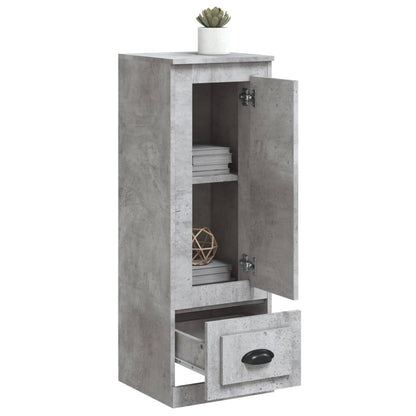 vidaXL Highboard Concrete Grey 36x35,5x103,5 cm Engineered Wood