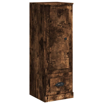 vidaXL Highboard Smoked Oak 36x35,5x103,5 cm Engineered Wood