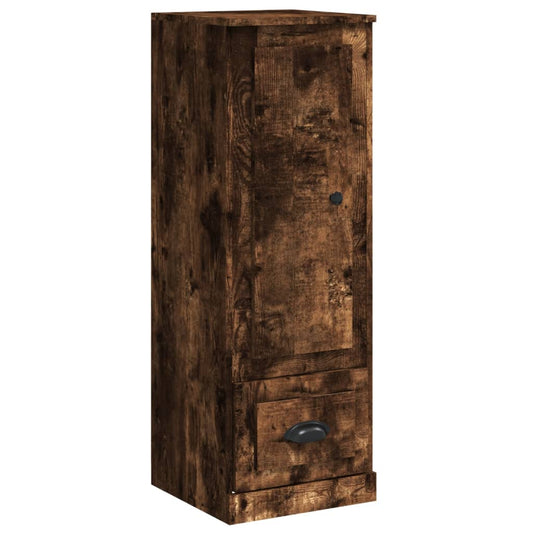 vidaXL Highboard Smoked Oak 36x35,5x103,5 cm Engineered Wood