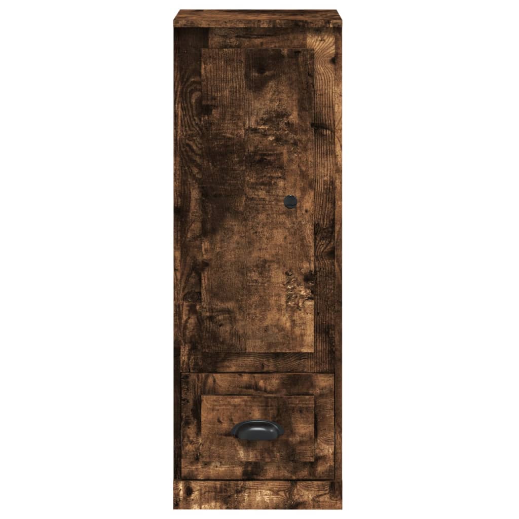 vidaXL Highboard Smoked Oak 36x35,5x103,5 cm Engineered Wood